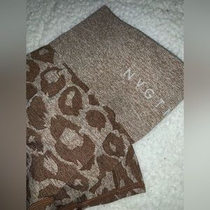 NVGTN XS Mocha Leopard Print Shorts